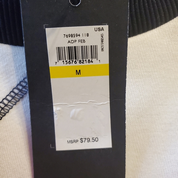 TOMMY HILFIGER RED WHITE BLUE SWEATERSHIRT DRESS - Picture 3 of 4